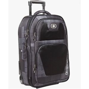 OGIO Kickstart Wheeled 26” Rolling Luggage Travel Characol  - Black - Nylon